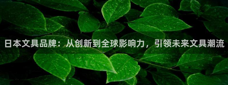 彩名堂官方下载地址：日本文具品牌：从创新